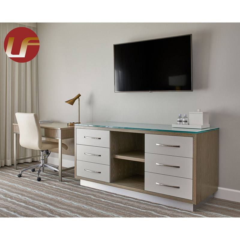Muebles por encargo de fábrica Hotel Muebles de dormitorio de cinco estrellas Conjuntos para muebles de Hotel Hilton
