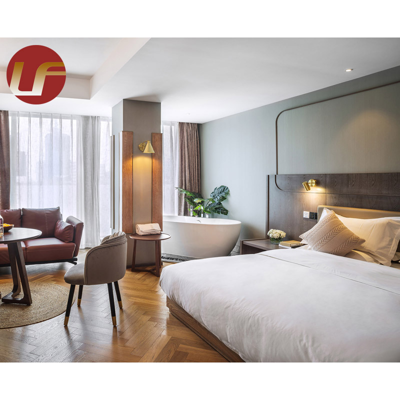 Fabricación de muebles de hotel de Guangdong Venta al por mayor Conjunto de muebles de habitación de hotel Hilton Hampton Inn