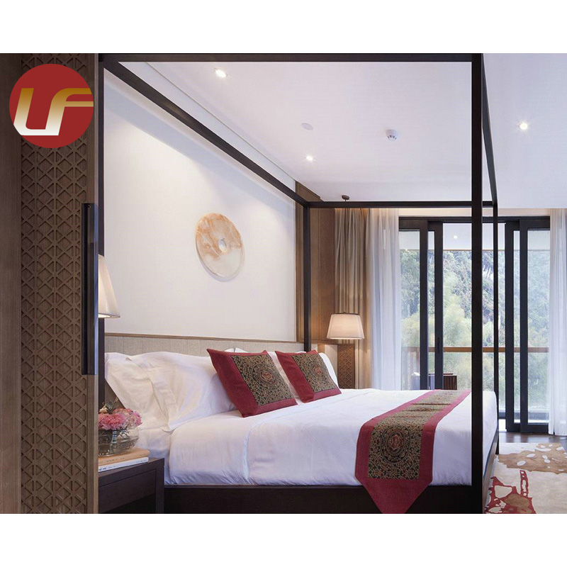 Venta al por mayor Casa de estilo moderno Villa Juegos de dormitorio Muebles de hotel