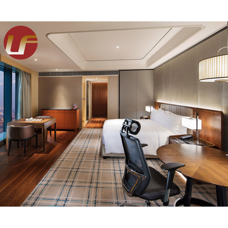 Moderno personalizar muebles de hotel conjunto de muebles de dormitorio de hotel de lujo de cinco estrellas