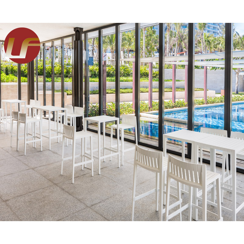 Muebles de aluminio para piscina al aire libre, tumbonas, tumbonas para playa, sillas y mesas para exteriores