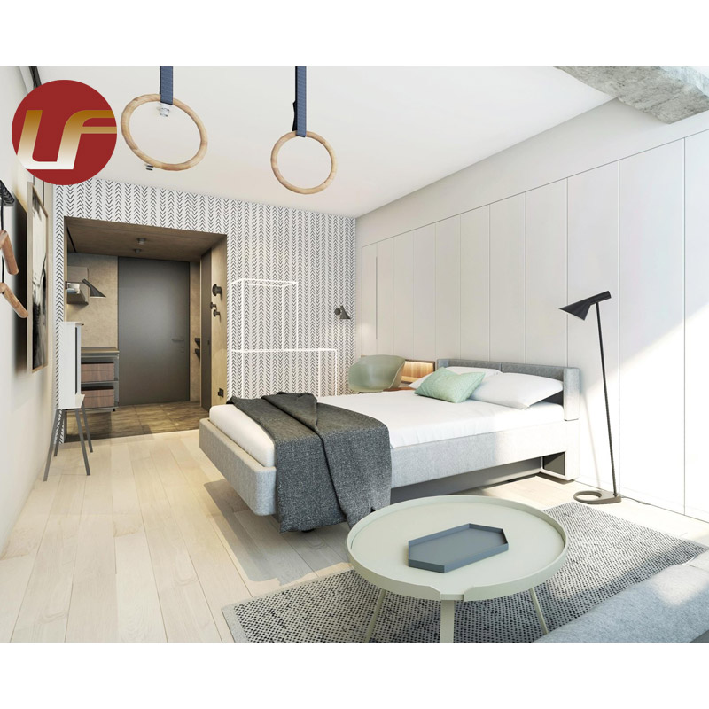 Muebles de hotel de dormitorio Hotel de 5 estrellas de lujo Glod Muebles de dormitorio Muebles de hotel usados ​​para la venta