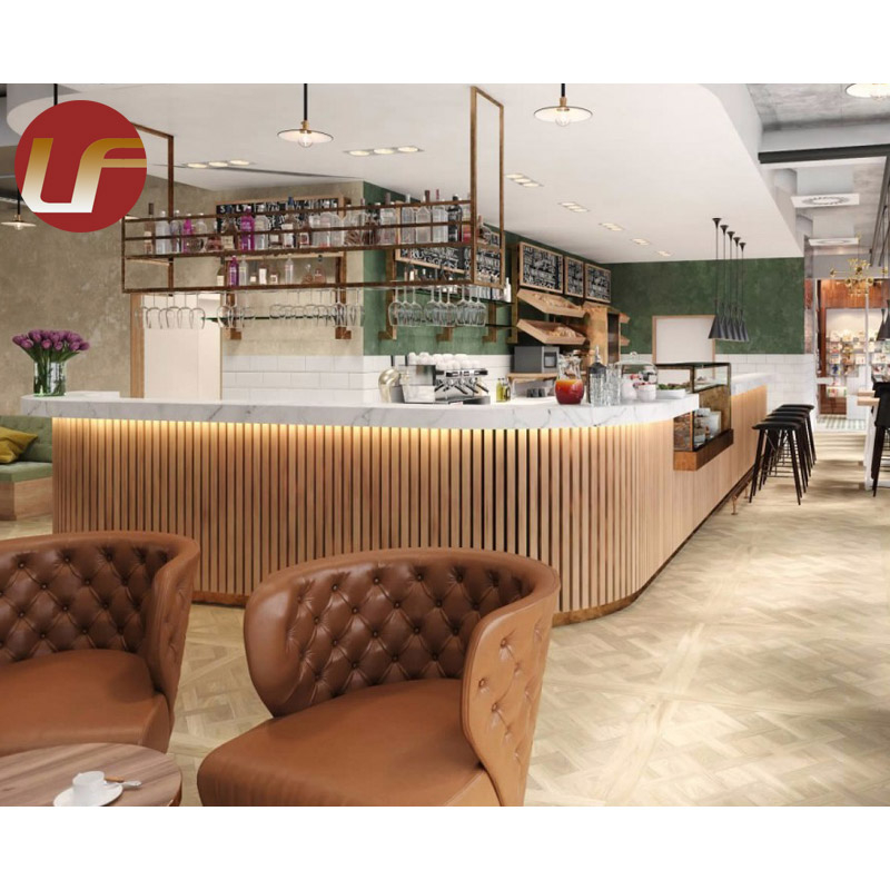 2022 nuevo diseño de lujo moderno stand asiento sofá madera antiguo restaurante mesas y sillas para restaurante