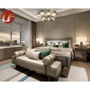 Diseño de cama Último dormitorio Camas tapizadas Juego de muebles Lujo Queen Hotel King Size Bed Juegos de dormitorio