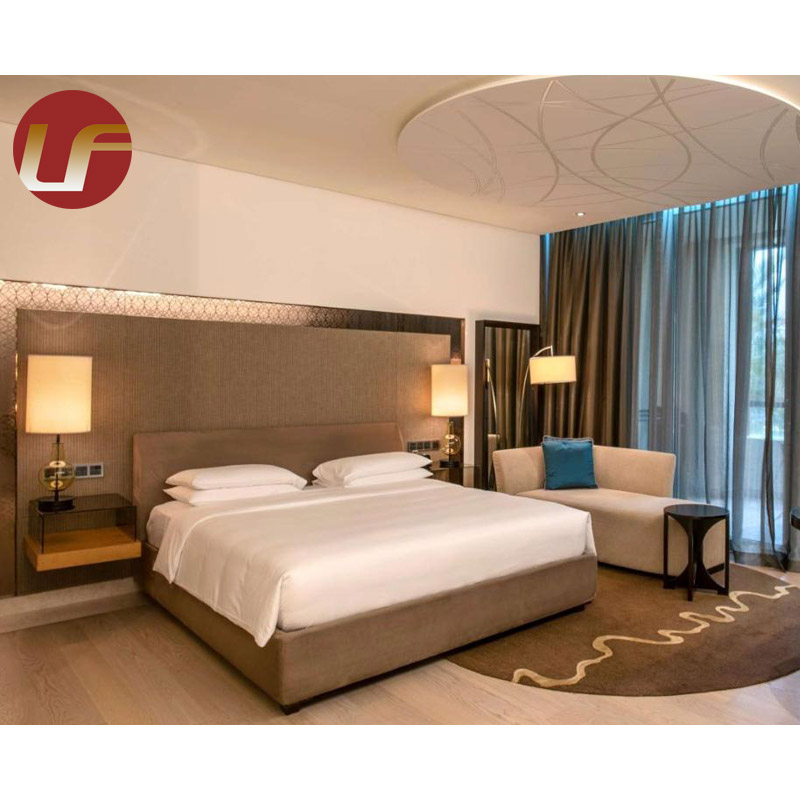 Conjunto de muebles de dormitorio de Hotel de habitación de Hotel de hospitalidad de estilo de centro turístico comercial personalizado de lujo moderno personalizado