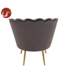 Cielo, venta al por mayor, terciopelo nórdico, moderno diseño de lujo, muebles, sillas de comedor, sillas de comedor con patas de Metal doradas