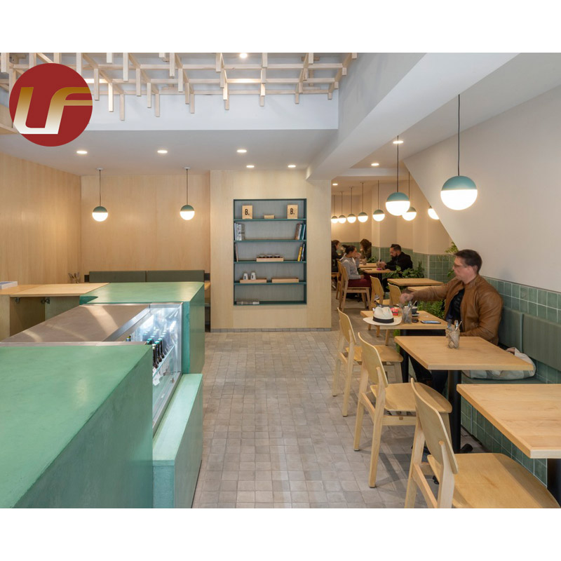 Muebles de restaurante personalizados Mesas de madera y sillas de madera maciza