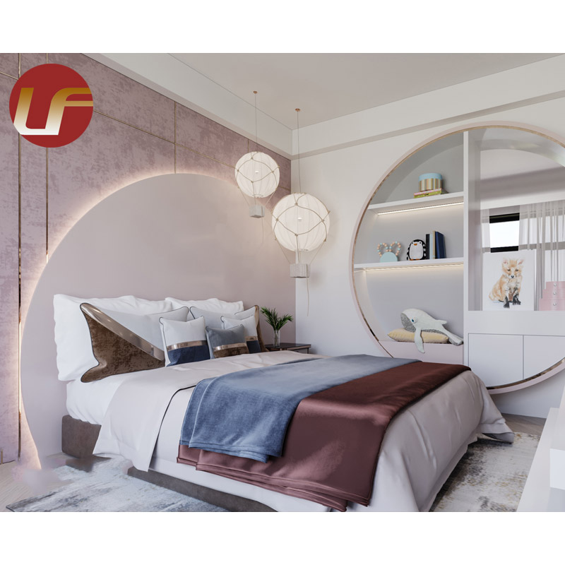 Diseño europeo moderno directo de fábrica Youngs Villa Juego de dormitorio Muebles de dormitorio