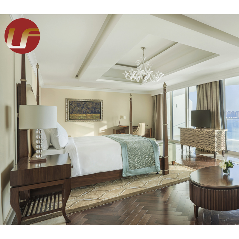 Muebles de dormitorio de hotel de habitación gigante de cinco estrellas de moda profesional personalizada