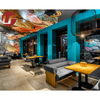 Conjuntos de cabinas de asientos de comedor Muebles de restaurante de uso comercial Asientos de cabina personalizados Restaurante de comida rápida