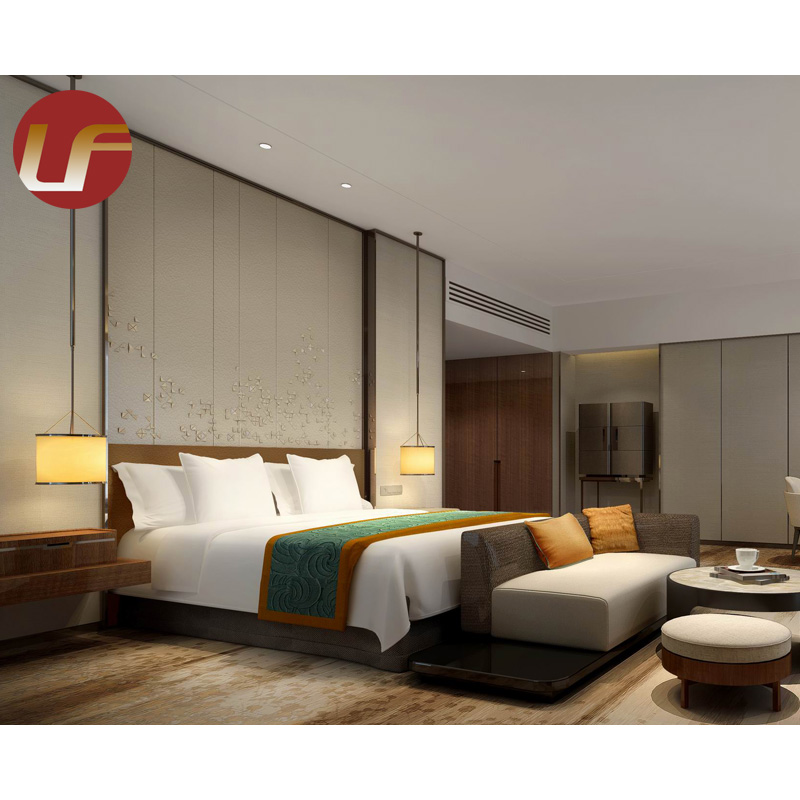 Venta al por mayor Casa de estilo moderno Villa Juegos de dormitorio Muebles de hotel