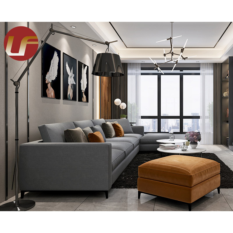Muebles para el hogar Juego de sofás Sofás para sala de estar Juego de sofás para sala de estar Diseño moderno de cuero