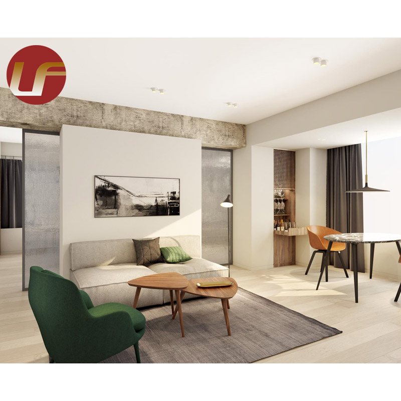 Muebles de hotel de dormitorio Hotel de 5 estrellas de lujo Glod Muebles de dormitorio Muebles de hotel usados ​​para la venta