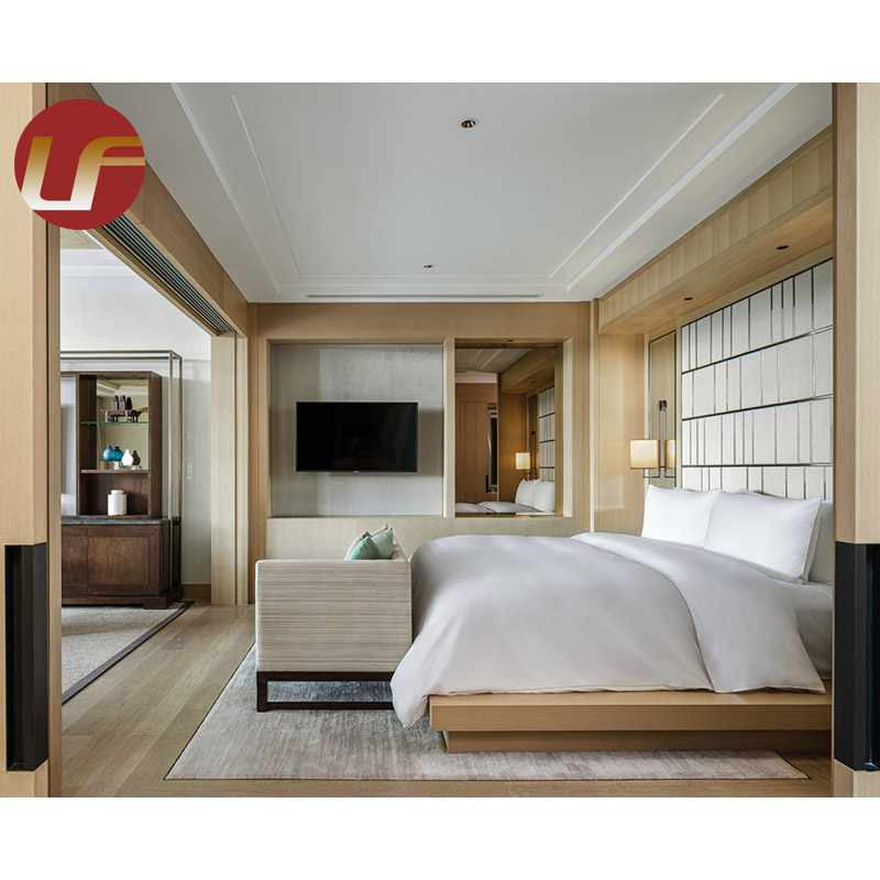 Muebles de dormitorio de hotel personalizados Conjuntos de habitaciones de hotel modernas