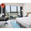 Estilo moderno de lujo y conjunto de muebles de dormitorio de muebles de hotel de cinco estrellas personalizados de alta calidad
