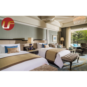 Popular de China de 5 estrellas, muebles de dormitorio de hospitalidad moderna, juego de cama, muebles de Hotel de lujo