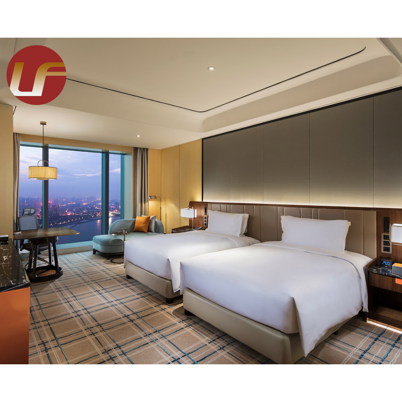 Moderno personalizar muebles de hotel conjunto de muebles de dormitorio de hotel de lujo de cinco estrellas
