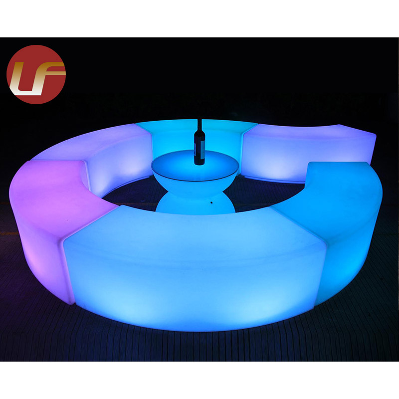 2022 Nuevo diseño de sofá con muebles de luz LED Luz de sofá de sala de estar LED moderna