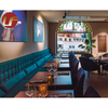 Sofá de cabinas de restaurante de medio círculo de muebles de restaurante moderno