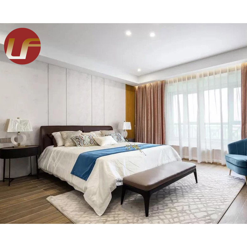 Venta caliente 4-5 estrellas Fabricantes modernos de muebles de hotel para muebles de hotel King Size Juego de dormitorio