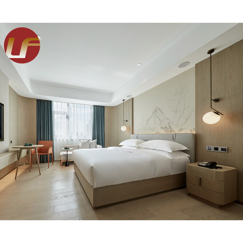 Conjuntos de muebles de habitación de muebles de dormitorio de hotel de estilo moderno clásico