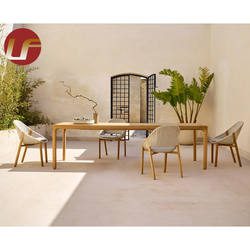 Fabricación precio de fábrica seccionales de mimbre sofá nórdico mesa y sillas ratán Patio muebles de exterior juegos de jardín