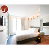 Juego de dormitorio de apartamento de Hotel moderno, muebles de vivienda de espacio completo, silla de Hotel personalizada, juego de muebles para el hogar