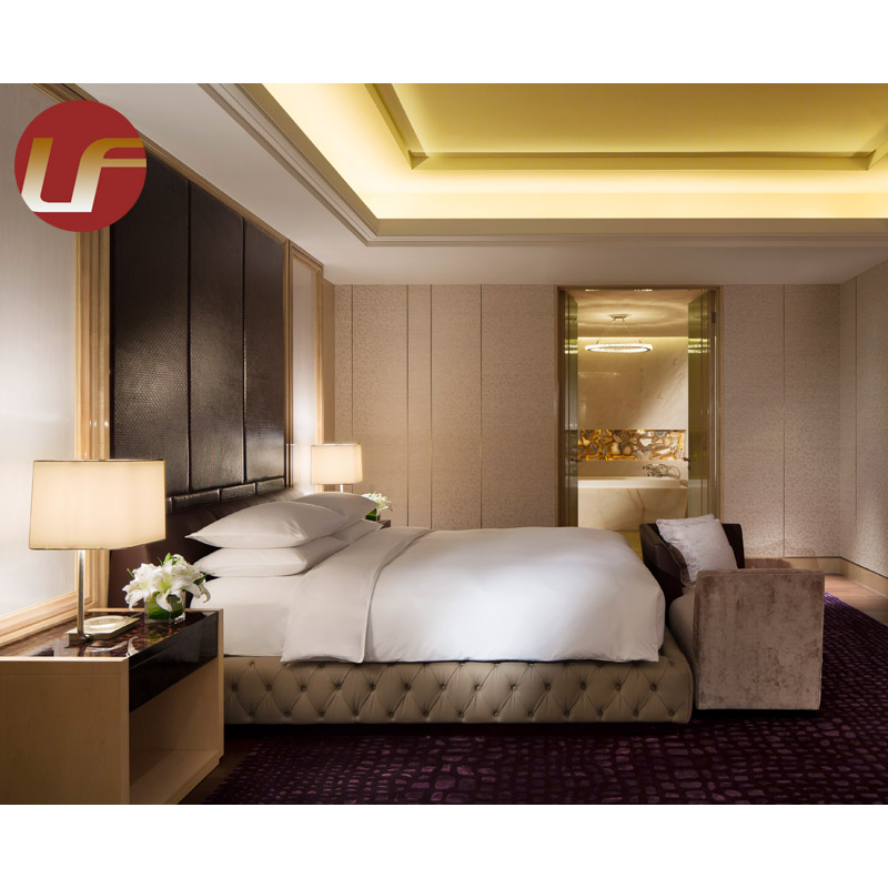 Muebles de lujo del hotel de Hilton del contrato de cinco estrellas por encargo del verde del arce en venta