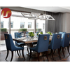 Restaurante Interior Café Mesas y sillas Venta al por mayor Barato Café Tienda Muebles Silla de hierro Diseñador