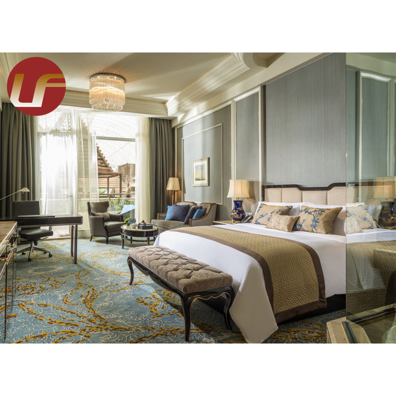 Oak Inn Hotel Furniture Villa Holiday Bed Room Set Muebles