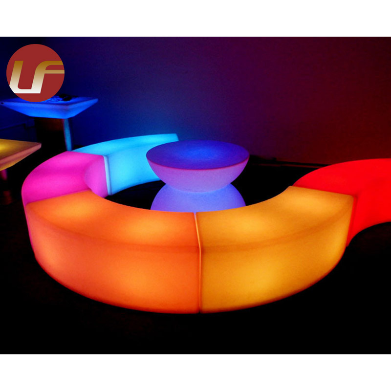 2022 Nuevo diseño de sofá con muebles de luz LED Luz de sofá de sala de estar LED moderna