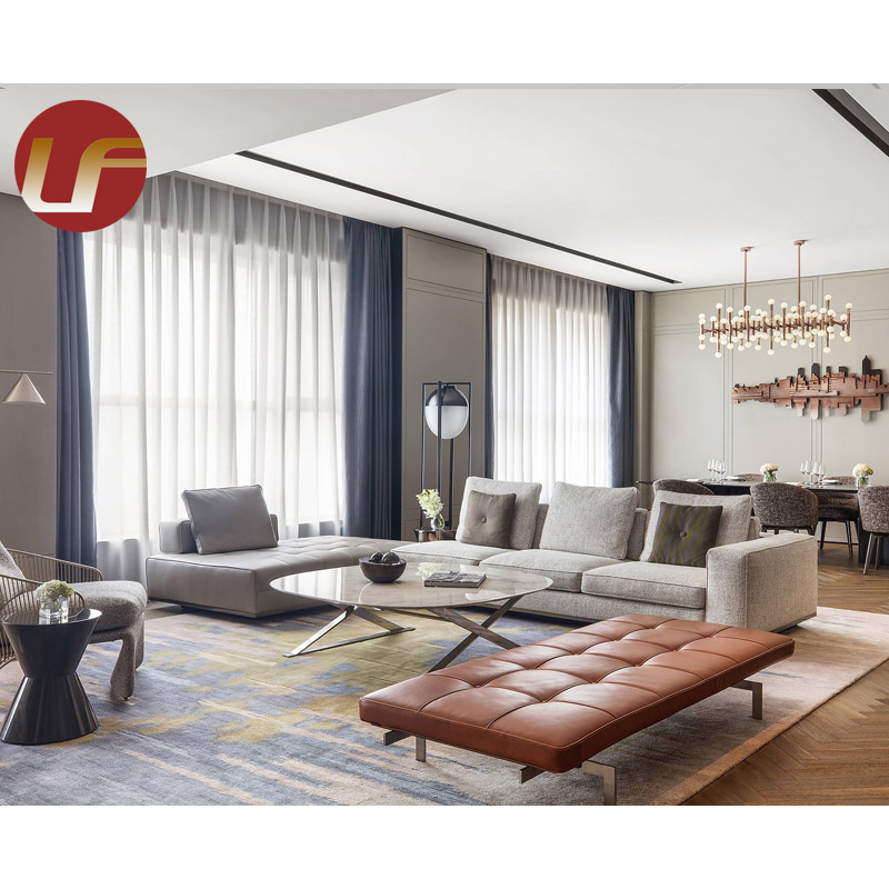 Gran oferta, diseño de lujo moderno, Hotel de Dubái, muebles completos para habitación, juego de dormitorio