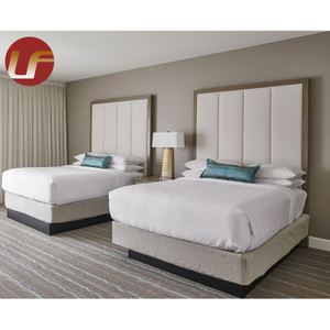 Muebles por encargo de fábrica Hotel Muebles de dormitorio de cinco estrellas Conjuntos para muebles de Hotel Hilton