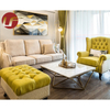 2022 Nuevo estilo de lujo Muebles de dormitorio de hotel Juego de muebles de sala de estar